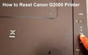 How to Reset Canon G2000 Printer 